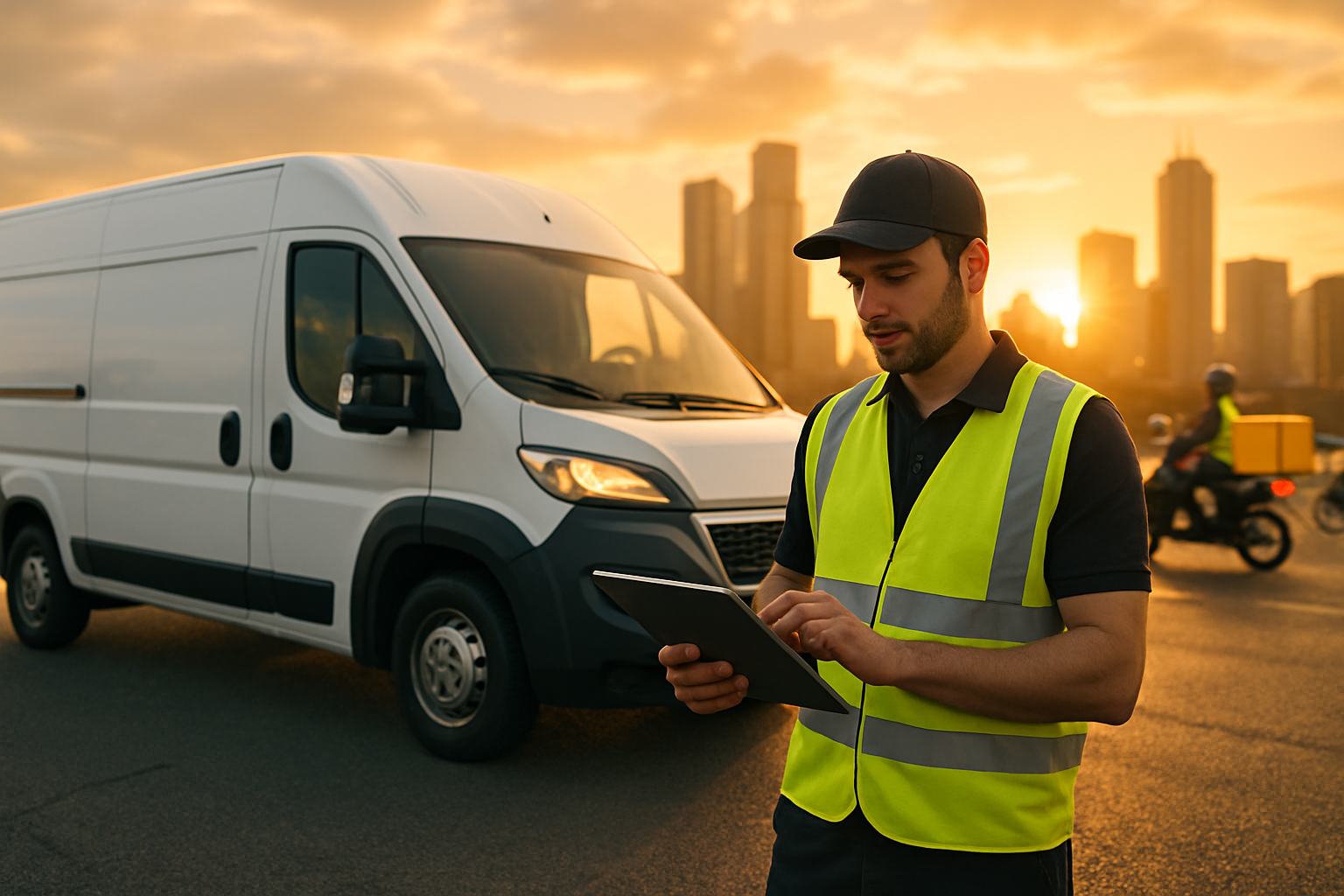 Frota logística moderna